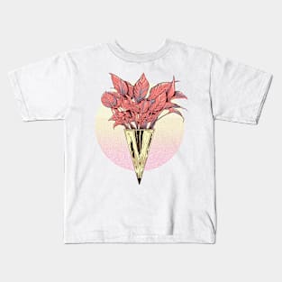 Foliage in cone Kids T-Shirt